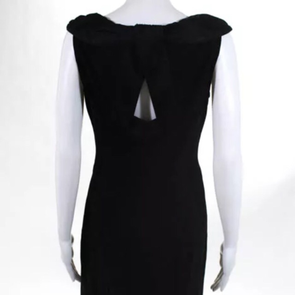 DVF Boatneck Black Dress - Picture 3 of 5